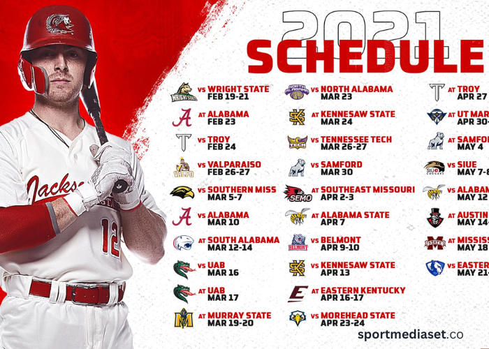Alabama Baseball Schedule