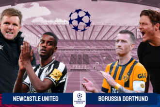 Newcastle United f.c. vs Borussia Dortmund Lineups