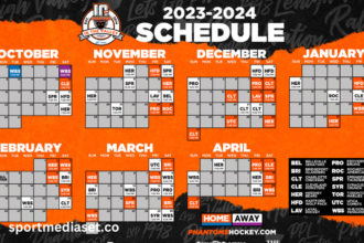 Lehigh Valley Phantoms Schedule