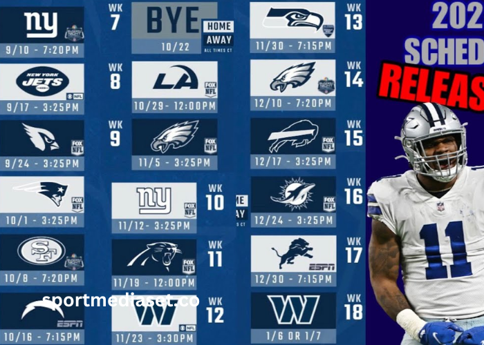 Dallas Cowboys Schedule -2025