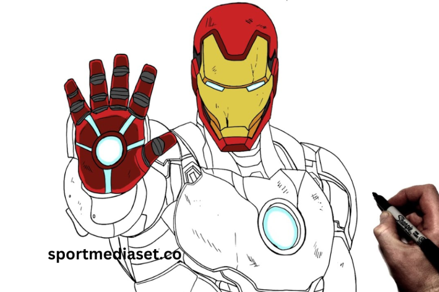 drawing87jkshjvdkw= Iron Man