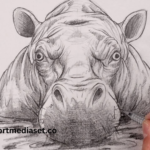 drawing_Rzyx2x8q50= Hippopotamus