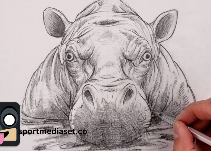 drawing_Rzyx2x8q50= Hippopotamus